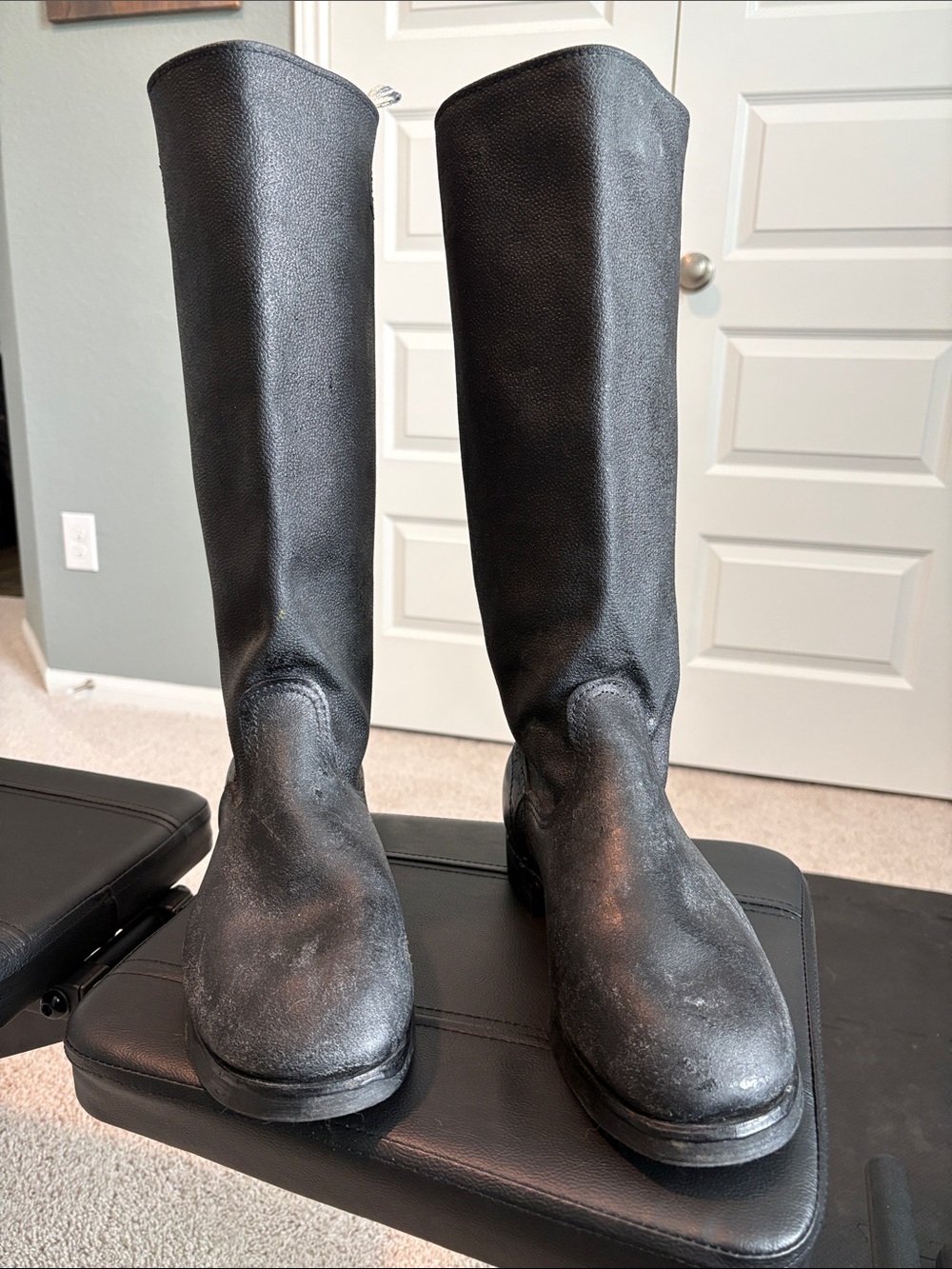 Soviet soldier leather Kernsey Jack boots